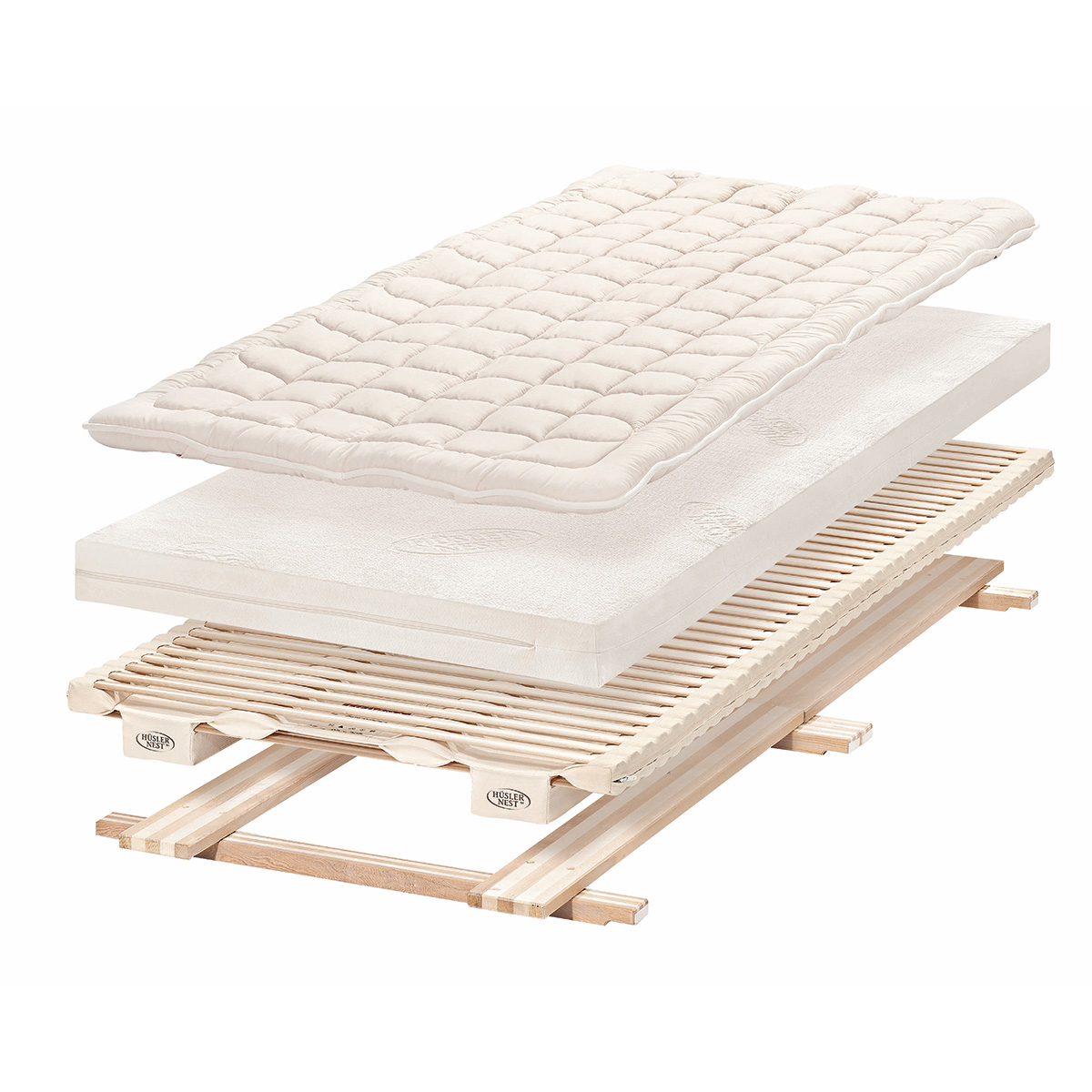 Schlafsystem ORIGINAL Einzelbett Latexmatratze DuoComfort (10 cm)