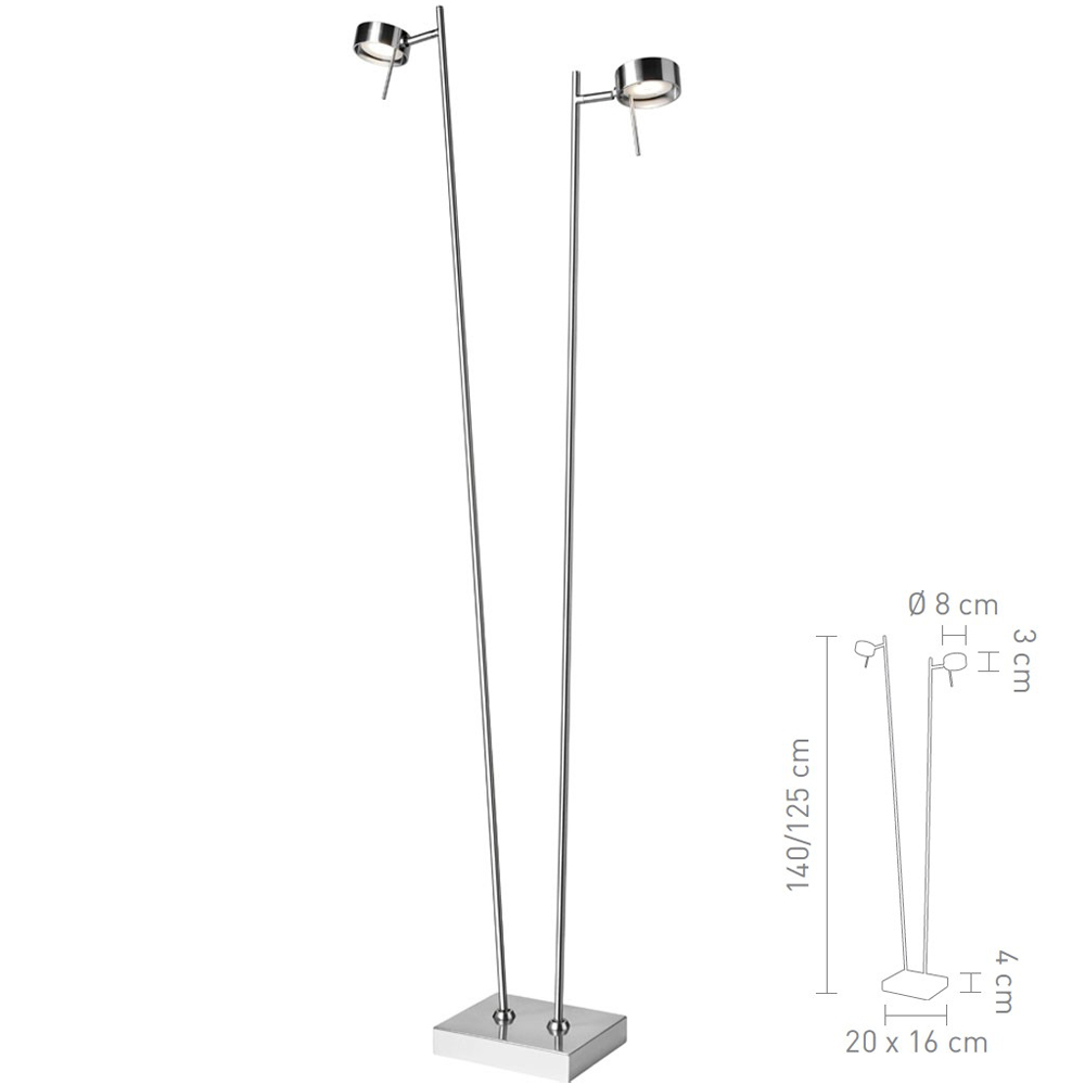 Stehleuchte BLING (2-Arm)