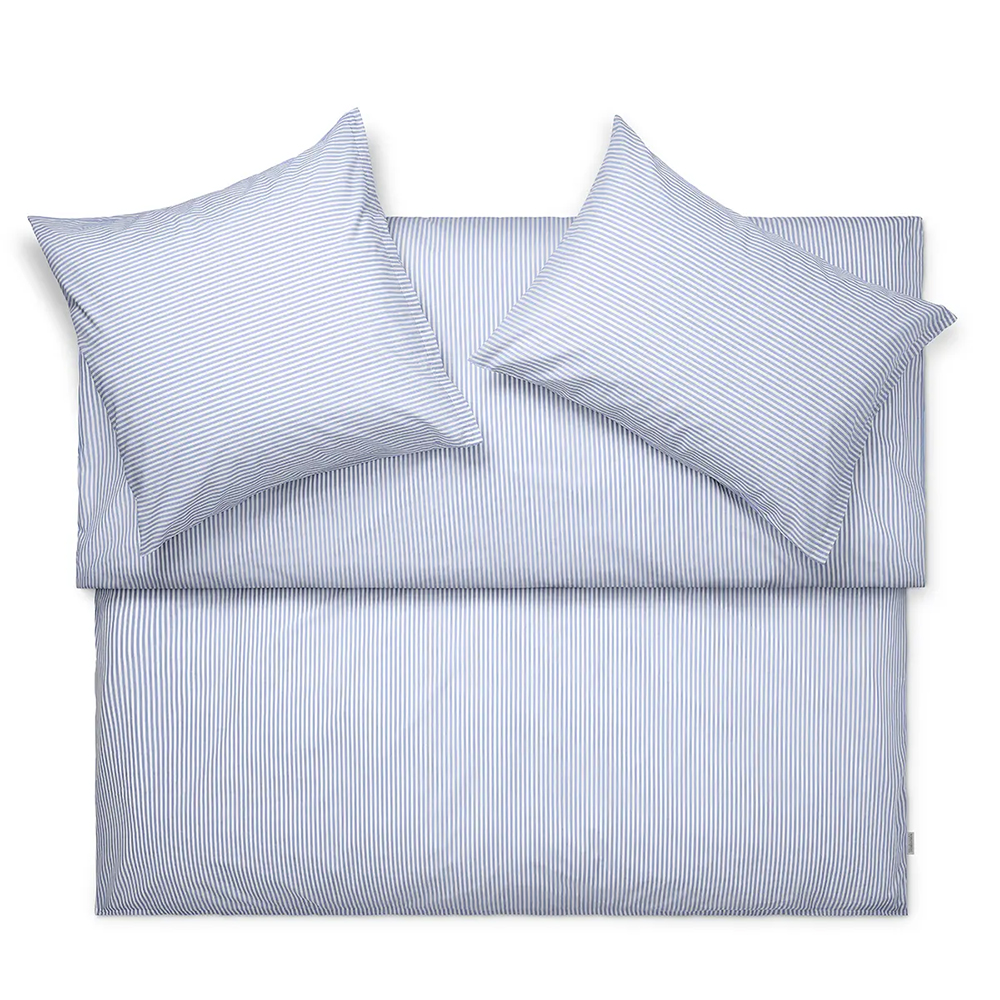 PURE MOMENTS Popeline Bettwäsche BARI (bleu)