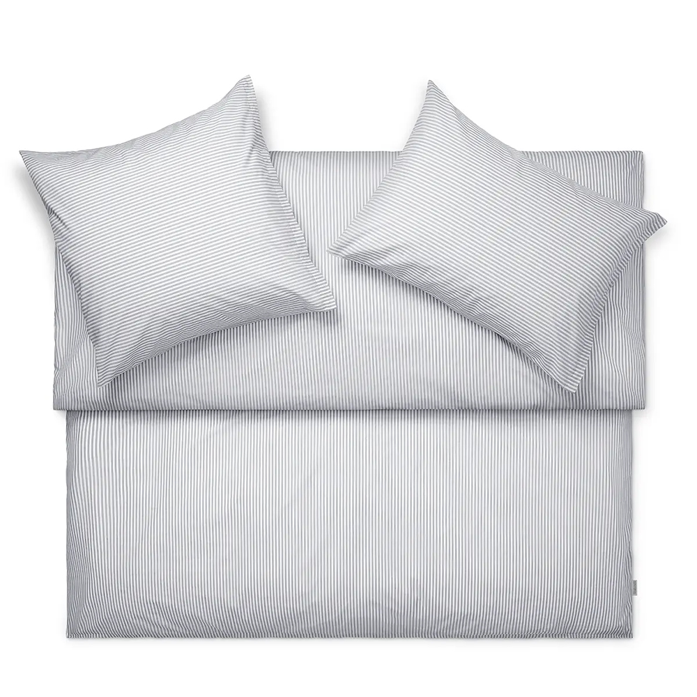 PURE MOMENTS Popeline Bettwäsche BARI (gris)
