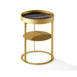 Nachttisch NIGHT (mit Zwischenablage in Gestellfarbe)