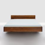 SIMPLE HI 67 Massivholzbett mit Kopfteil amerik. Nussbaum