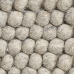 Teppich PEAS im Detail - soft grey
