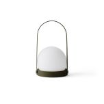 LED Lampe CARRIE matte olive