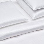 Satin Bettwäsche TIME SQUARE weiss Fischbacher