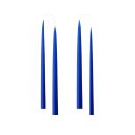 gefärbte Tauchkerze DYED cobolt blue (4er Pack)
