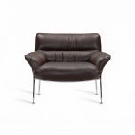 Lounge Sessel DUVET (Leder PARMA mokka)