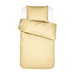 Satin-Bettwäsche MINTE yellow straw