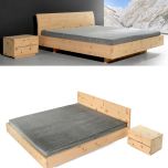 Massivholzbett ETOS 23 BF Zirbe