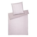 Elegante Halbleinen Bettwäsche WHISPER 01 puder