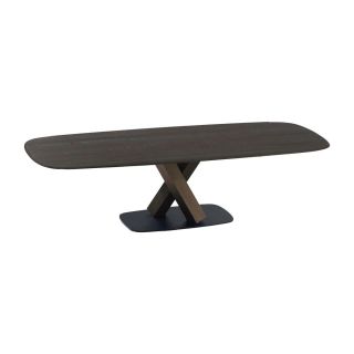 Tisch STAN (Eiche Dunkelgrau) von Draenert