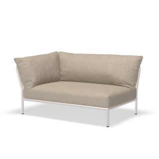 Lounge LEVEL 2 linkes Sitzmodul (CHAR Sunbrella Heritage)