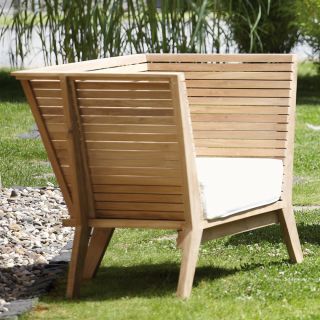 Teak Gartensessel WILLIAM mit Sitzkissen