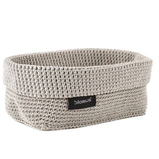 Häckelkorb TELA L (sand) aus Kunstfaser von Blomus