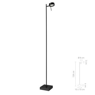 Stehleuchte BLING (schwarz) von Sompex