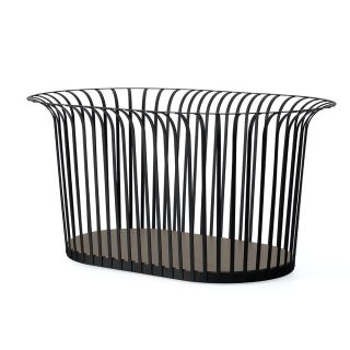 Aufbewahrungskorb RIBBON (schwarz)