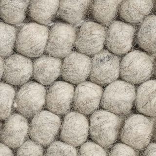 Teppich PEAS im Detail - soft grey