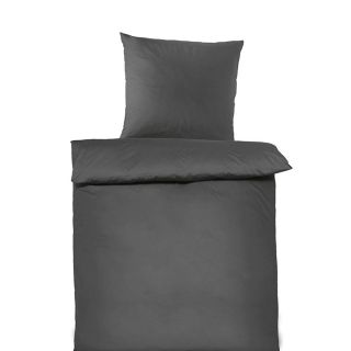 Baumwoll Satin Bettwäsche Unifarben