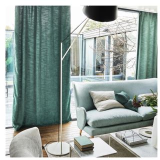 Gardinenvorhang CANEZZA Chenille Teal