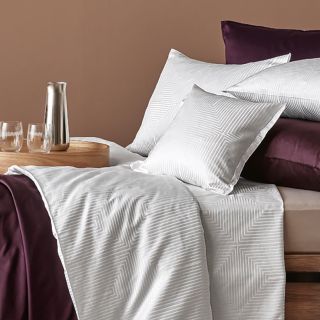 Mako Brocat Damast Bettwäsche LACCIO 9065 (offwhite)