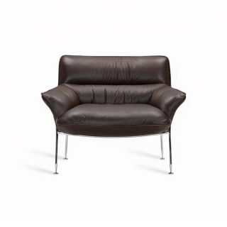 Lounge Sessel DUVET (Leder PARMA mokka)
