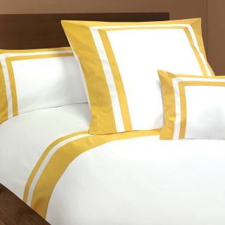 Schweizer Mako-Bettwäsche GOA weiss-messing