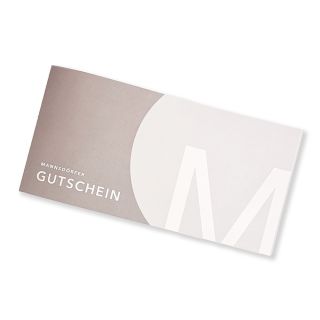 Mannsdörfer Geschenkgutschein für die Ladentheke wie Internetshop