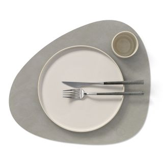 Tischset CURVE L Nupo (oval) light grey