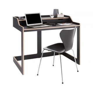 PLANE Sekretär schwarz matt