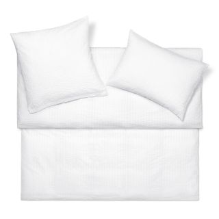 PURE MOMENTS Seersucker Bettwäsche DEAN (blanc)
