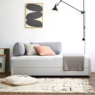 Stapelliege TORO aus eloxiertem Aluminium