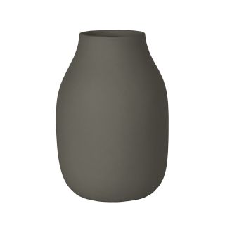 Vase COLORA steel gray L
