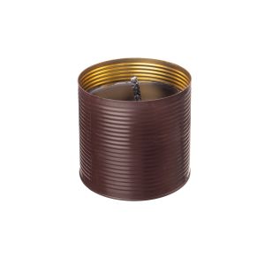 Outdoor Kerze LIVING BY HEART (dunkelbraun)