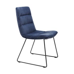 Stuhl ARVA LIGHT Kufengestell (Stoff Seven navy)