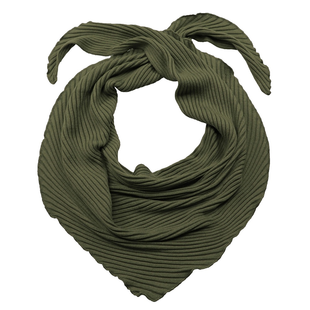 Schurwolle Schal Plissee DREIECK