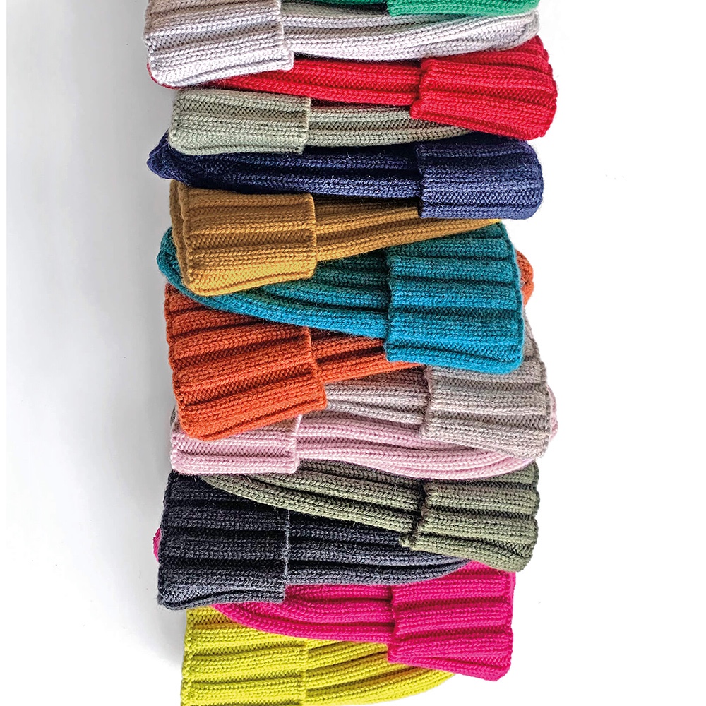 Schurwolle Mütze PERFECT RIB