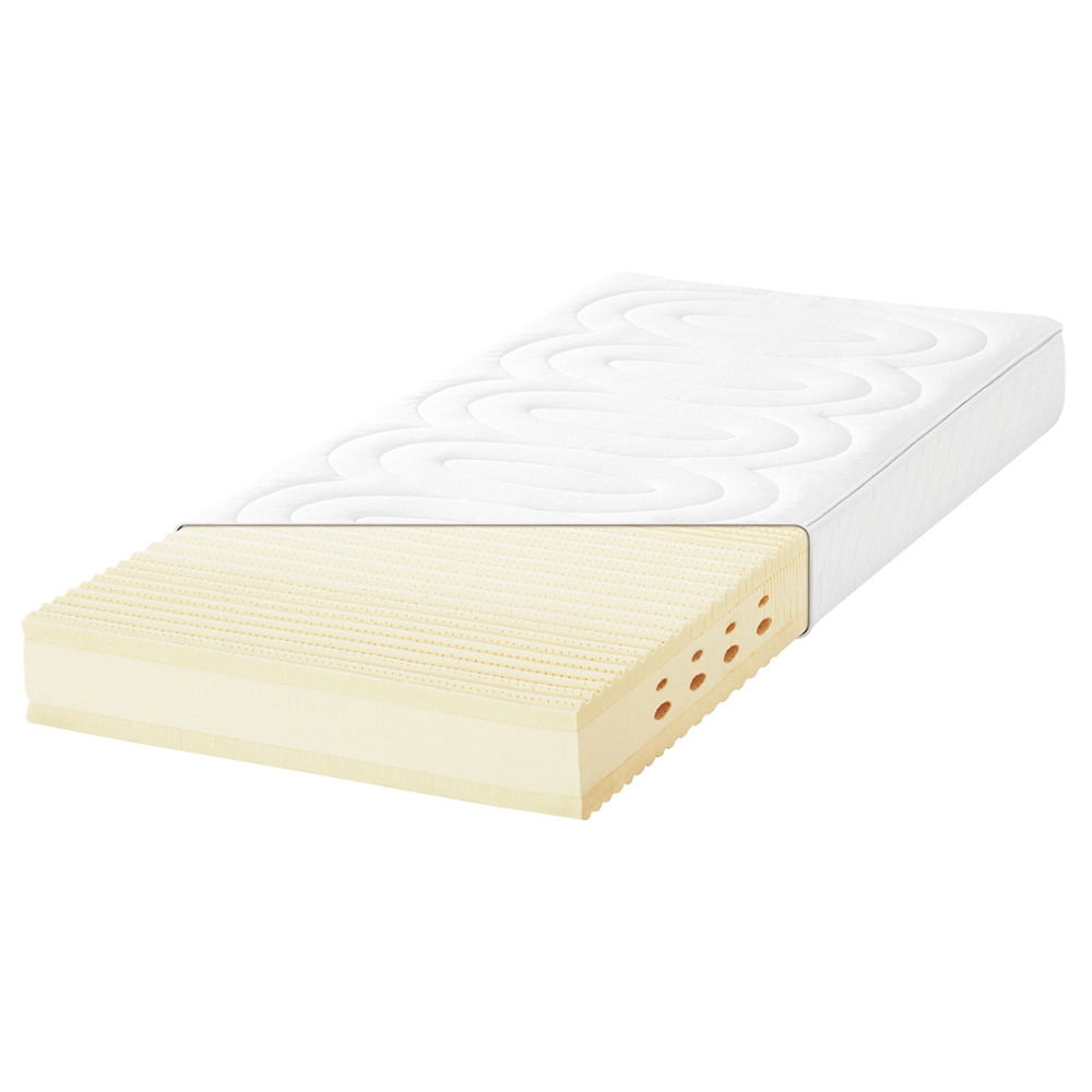 2Flex WAVE DELUXE Matratze Naturlatexkern (mit Schafschurwollbezug) - AUSSTELLUNGSWARE