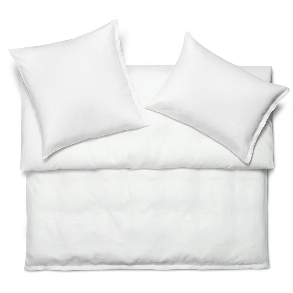CASUAL LUXURY Leinen Bettwäsche LEVIN (blanc)