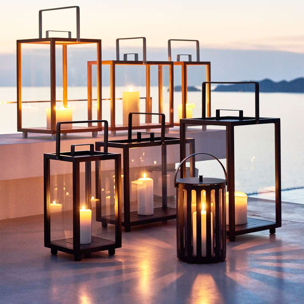 LIGHTHOUSE Laterne Aluminium (Lava grey)