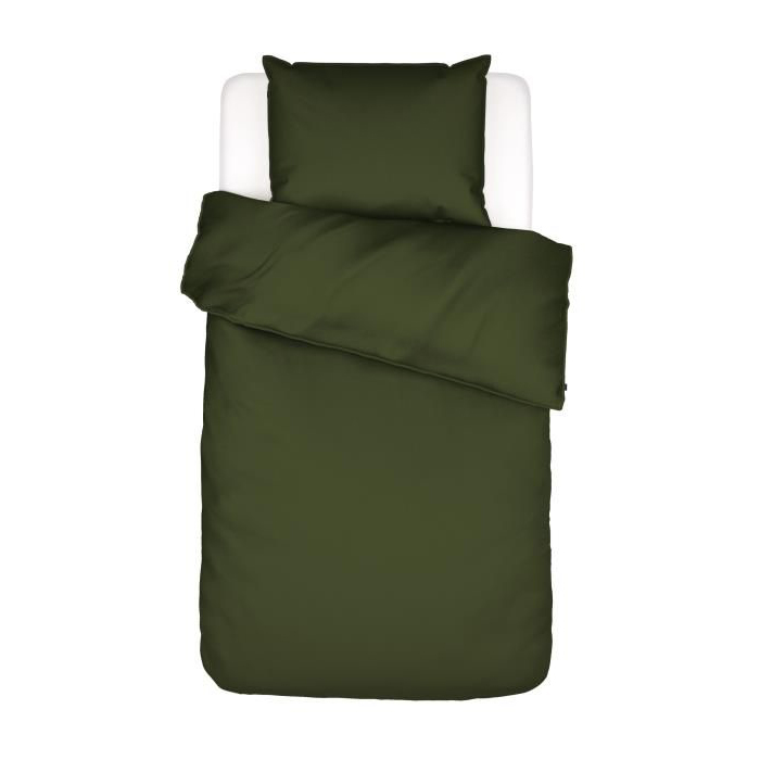 Satin-Bettwäsche MINTE moos