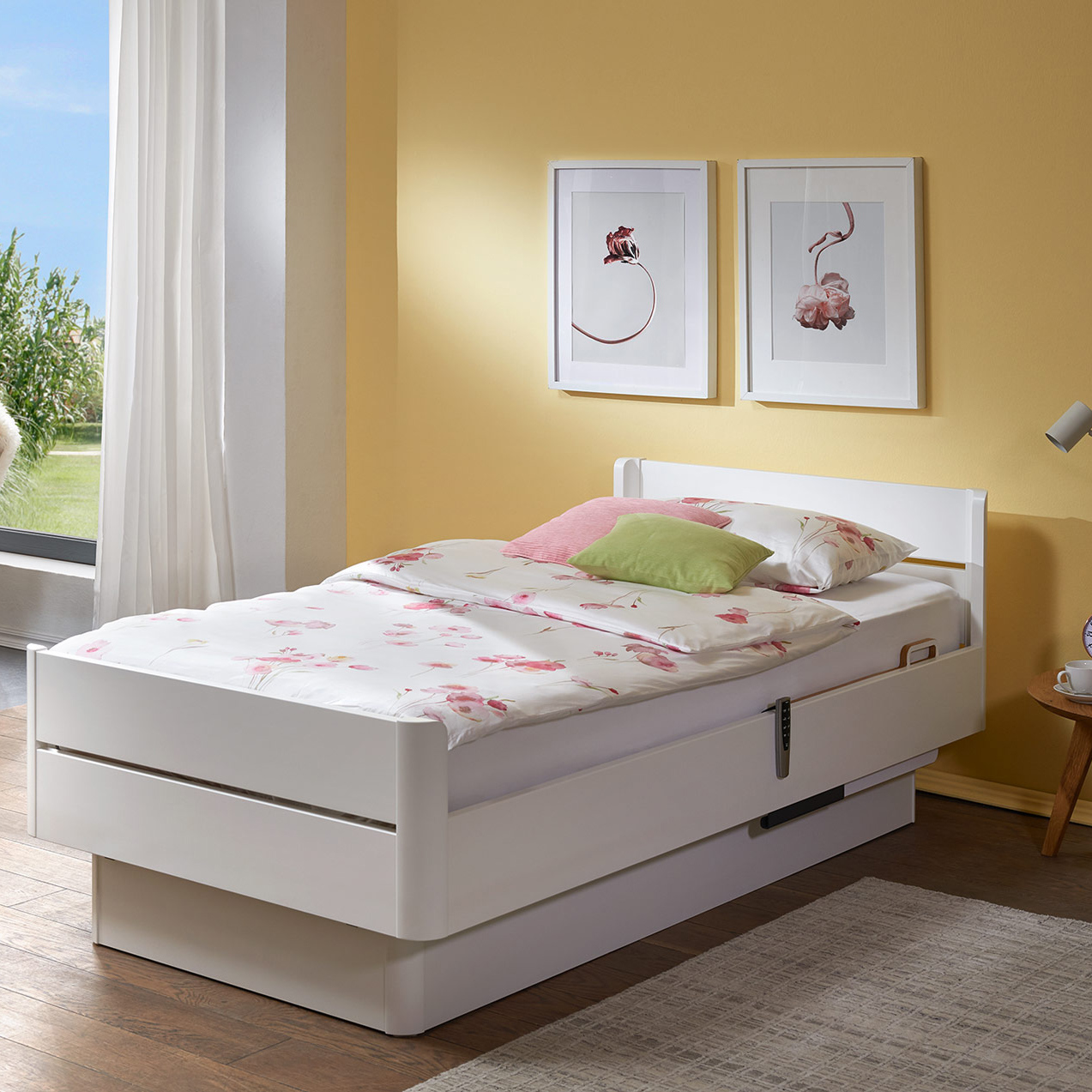 Komfortbett BERN Classic Buche weiss