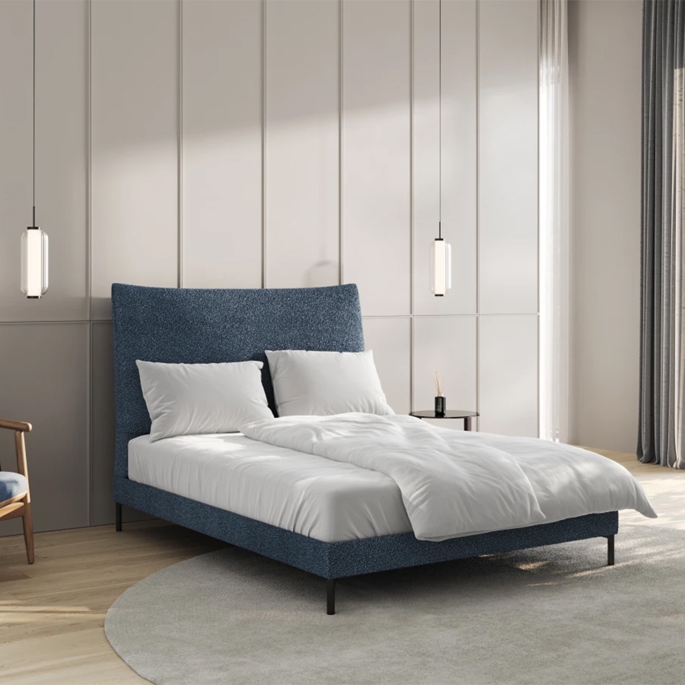 ORIGINIS COMPLETE Polsterbett ARCOLINO (Stoff Svenja blue)