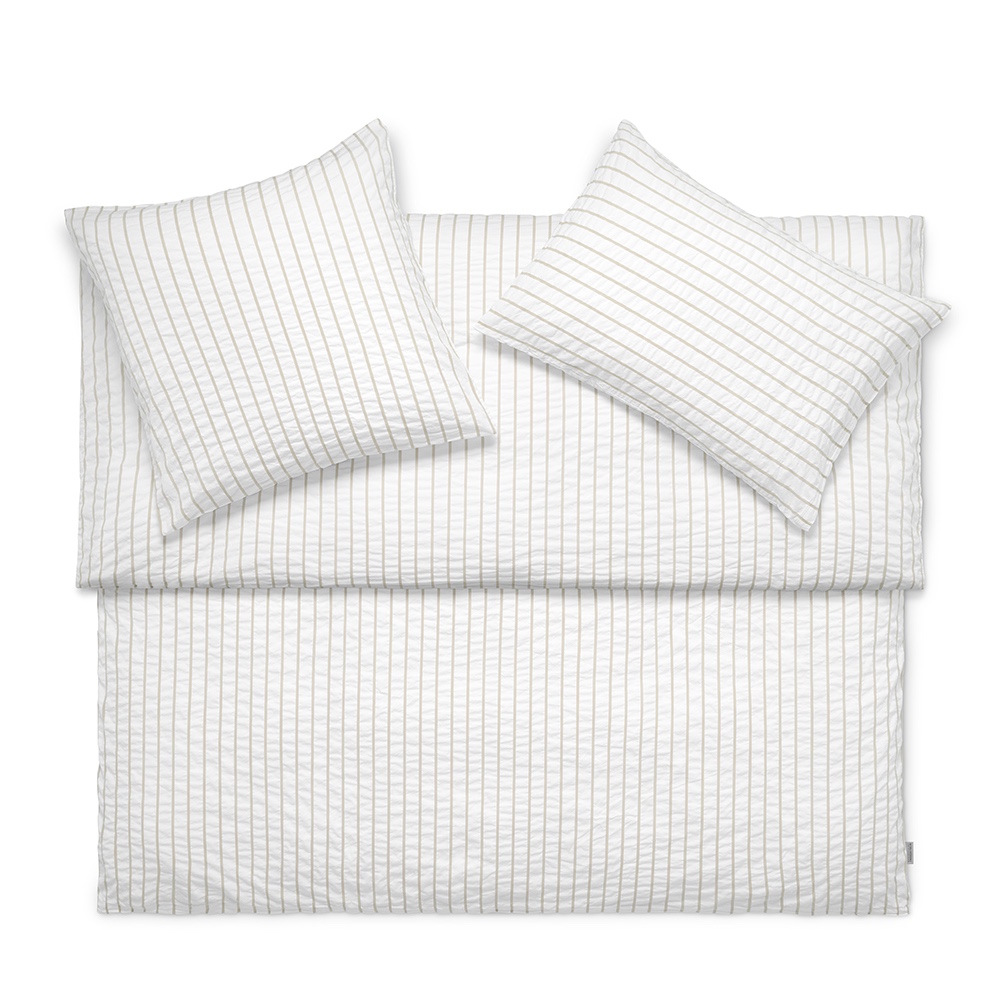 Seersucker Bettwäsche LENNY (beige)