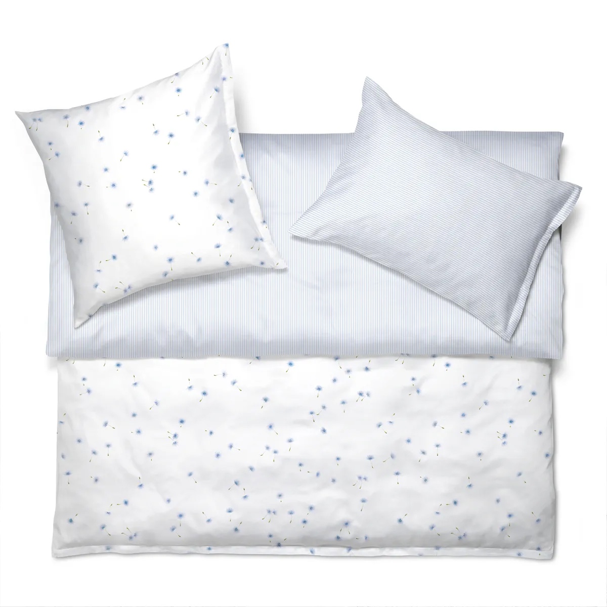 Satin Wendebettwäsche SUKI DUO (blanc)