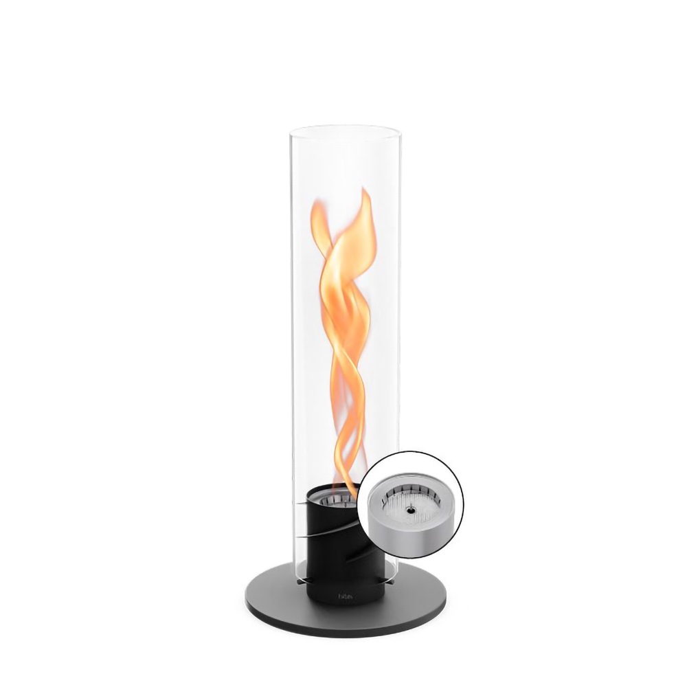 SPIN classic 1200 Bioethanol Windlicht (Tischfeuer) schwarz