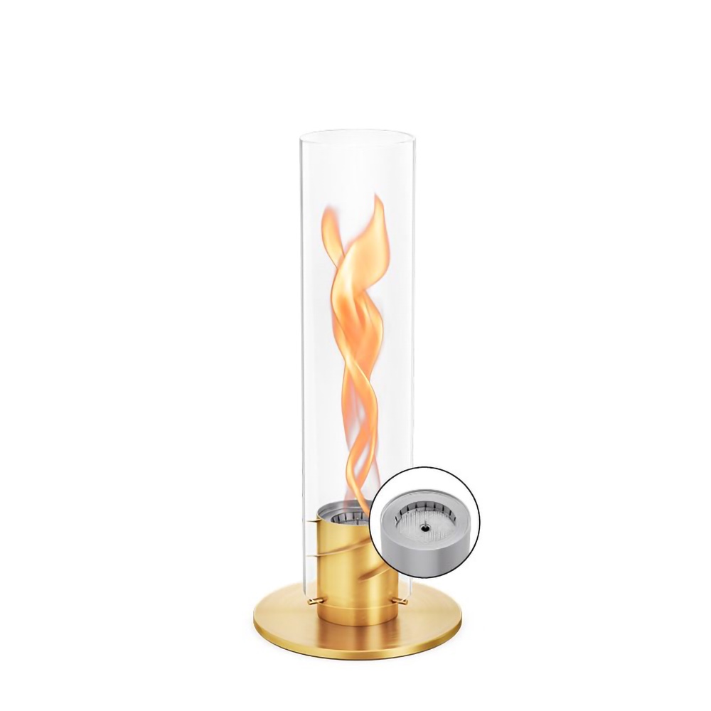 SPIN classic 1200 Bioethanol Windlicht (Tischfeuer) gold