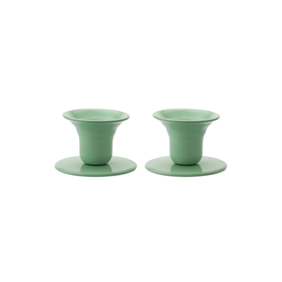 Kerzenständer THE BELL (kitchen green) | 2er Pack