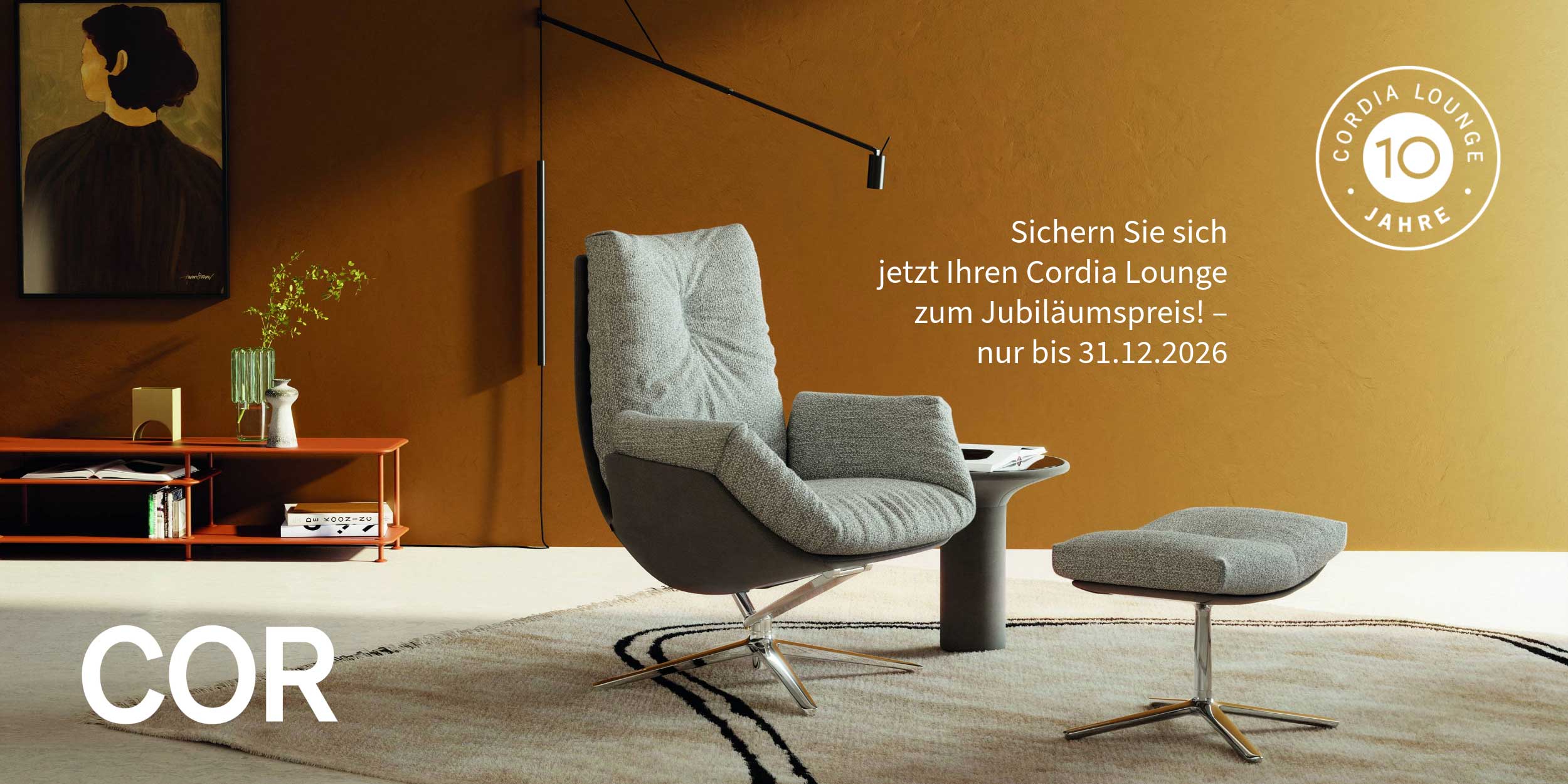 COR Jubiläum 10 Jahre Cordia Lounge – Jetzt zum Aktionspreis