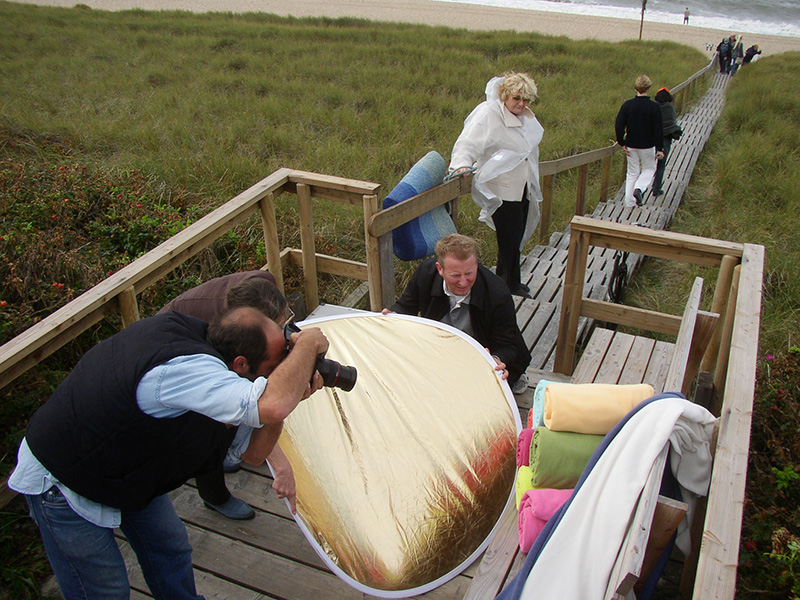 Making of: Stürmische Aufnahmen mit den Zoeppritz-Decken in den Dünen
